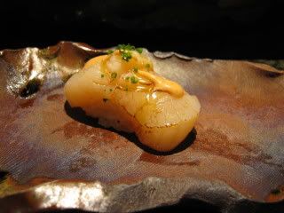 scallop with cheese sauce!?