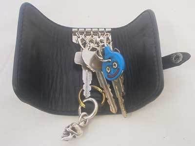 rivet ×Old West Black Label Leather Key Case
