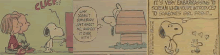 SNOOPY VINTAGE COLLAGE ART