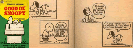 PEANUTS SNOOPY  OLD COMICS