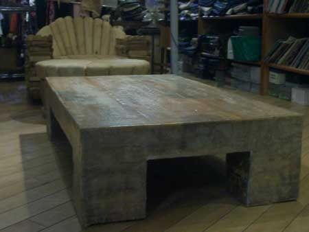 sou chair & ottoman & table