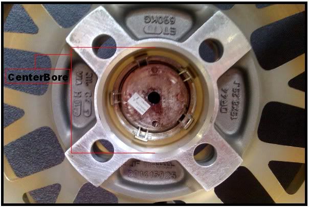 Honda odyssey wheel center bore #1