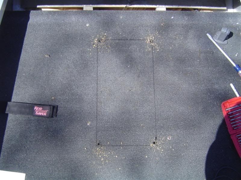 Step by step pictures to install a Pro Control recess foot control tray