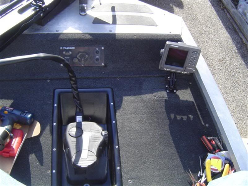 Step by step pictures to install a Pro Control recess foot control tray