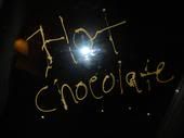say chocolate photo: Can u say Hot chocolate... that's what they call me! hotchocolateindconthewindow.jpg