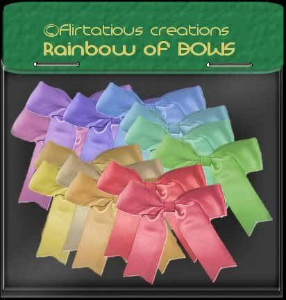 rainbow of bows