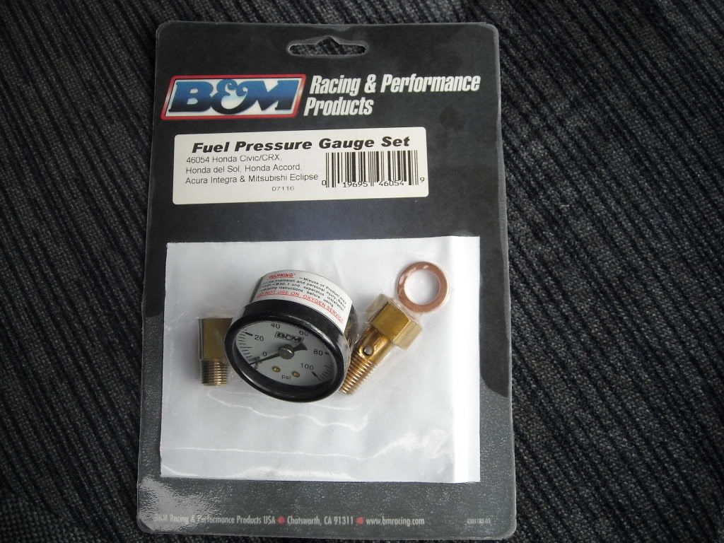 How to install fuel pressure gauge on honda #6