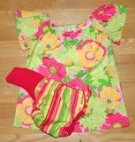 Peasant Dress and Large <B>Fly Baby Designs</b> Diaper Set<br>*SALE*