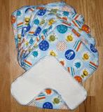Set of 10 Flannel & Bamboo Terry Wipes