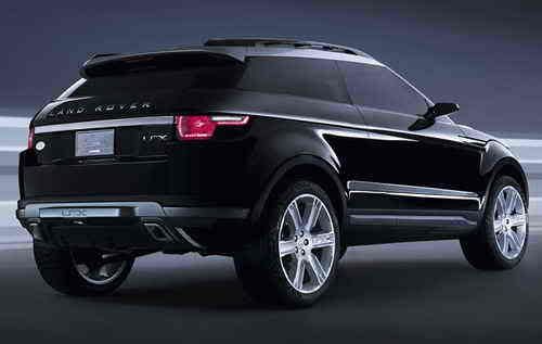 Land Rover LRX Hybrid Black Car