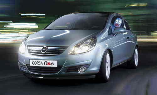 For the petrol engine version the Opel Corsa One develops 60 hp with
