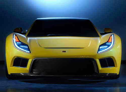 Saleen S5S Raptor was displayed at the 2008 New York Motor Show