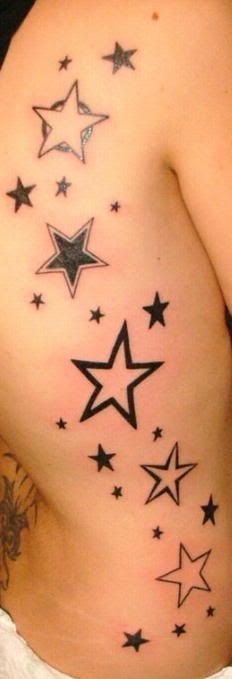 cool star tattoo