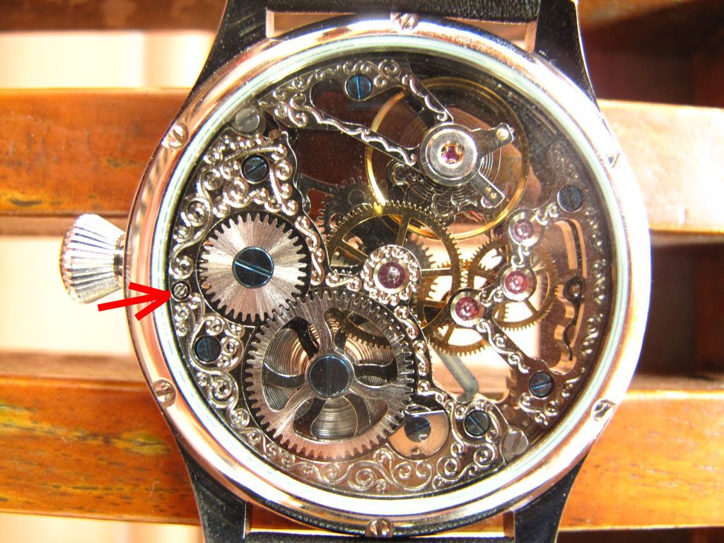 Help?! My new GETAT skeletonized movement crown wont go into winding