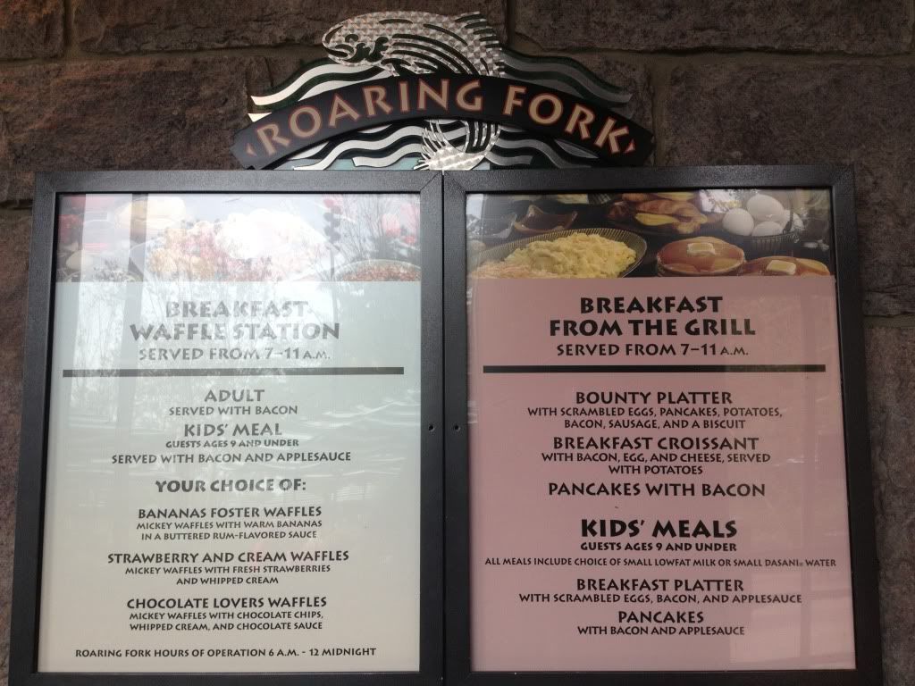 roaring forks breakfast menu