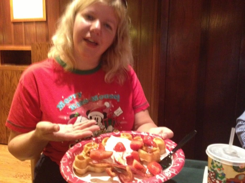 Amy Strawberry Mickey Waffles