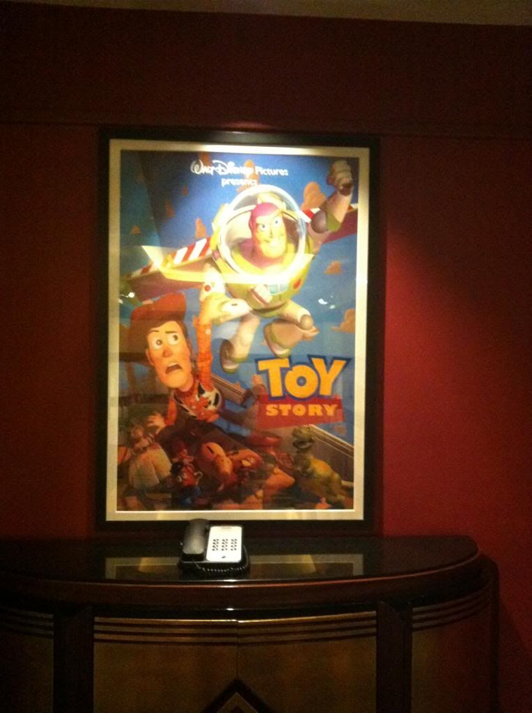 disney's hollywood hotel toy story poster