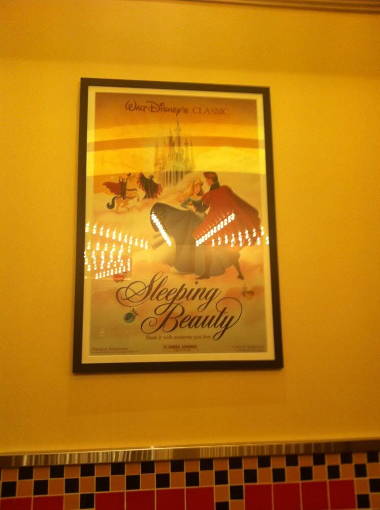 disney's hollywood hotel sleeping beauty poster
