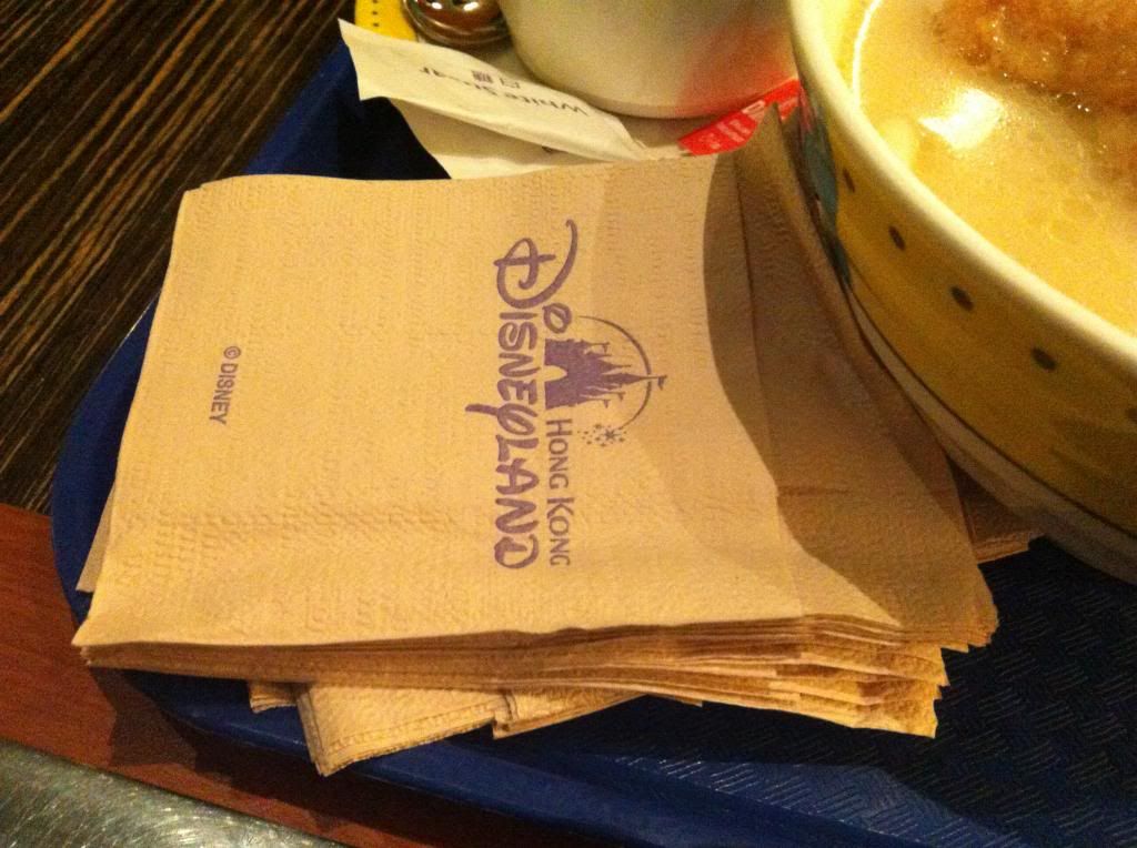 hong kong disneyland napkin collection