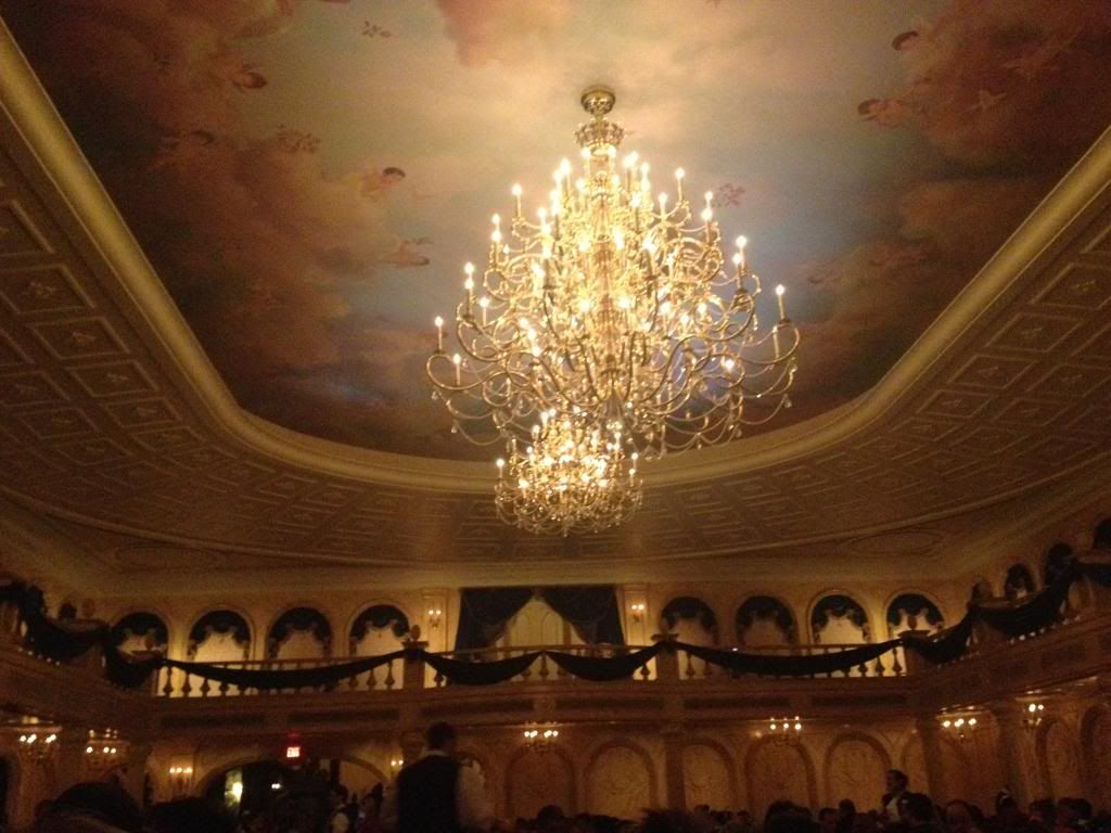 be our guest restaurant chandeliers