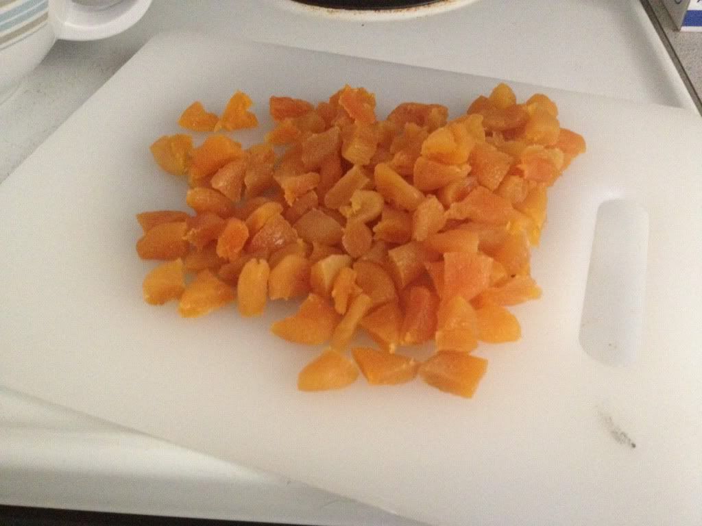 chopped dried apricots fruit cake
