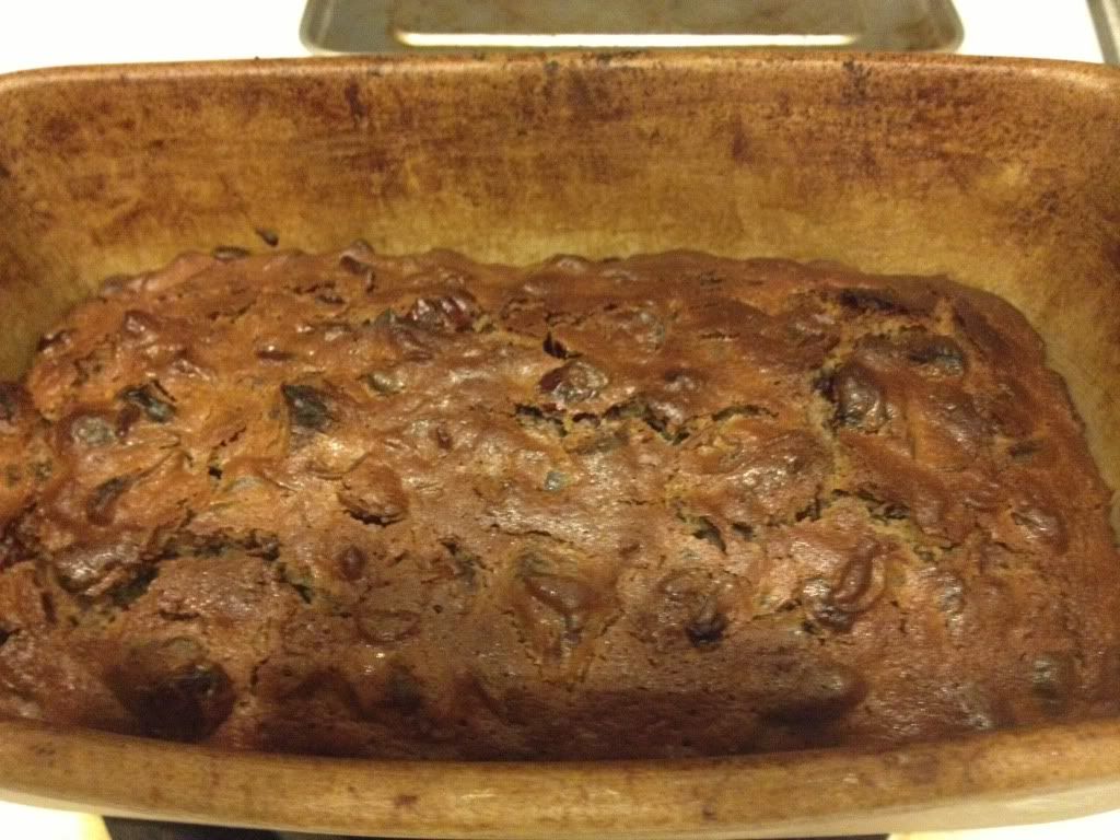 finished fruitcake