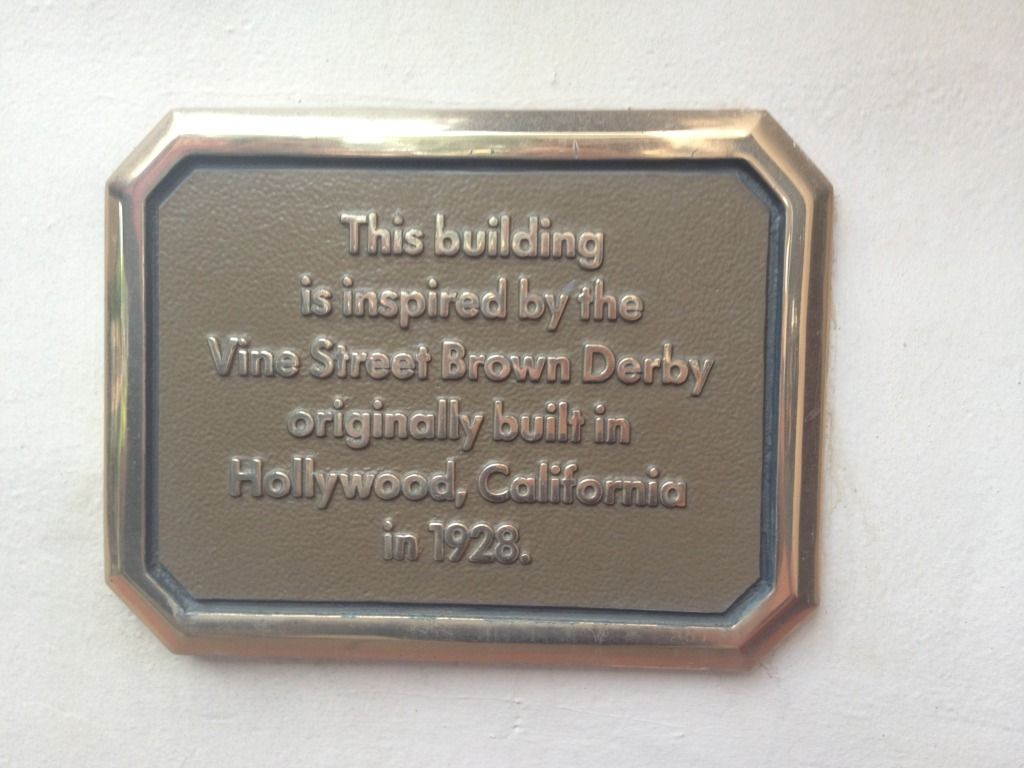 plaque hollywood brown derby