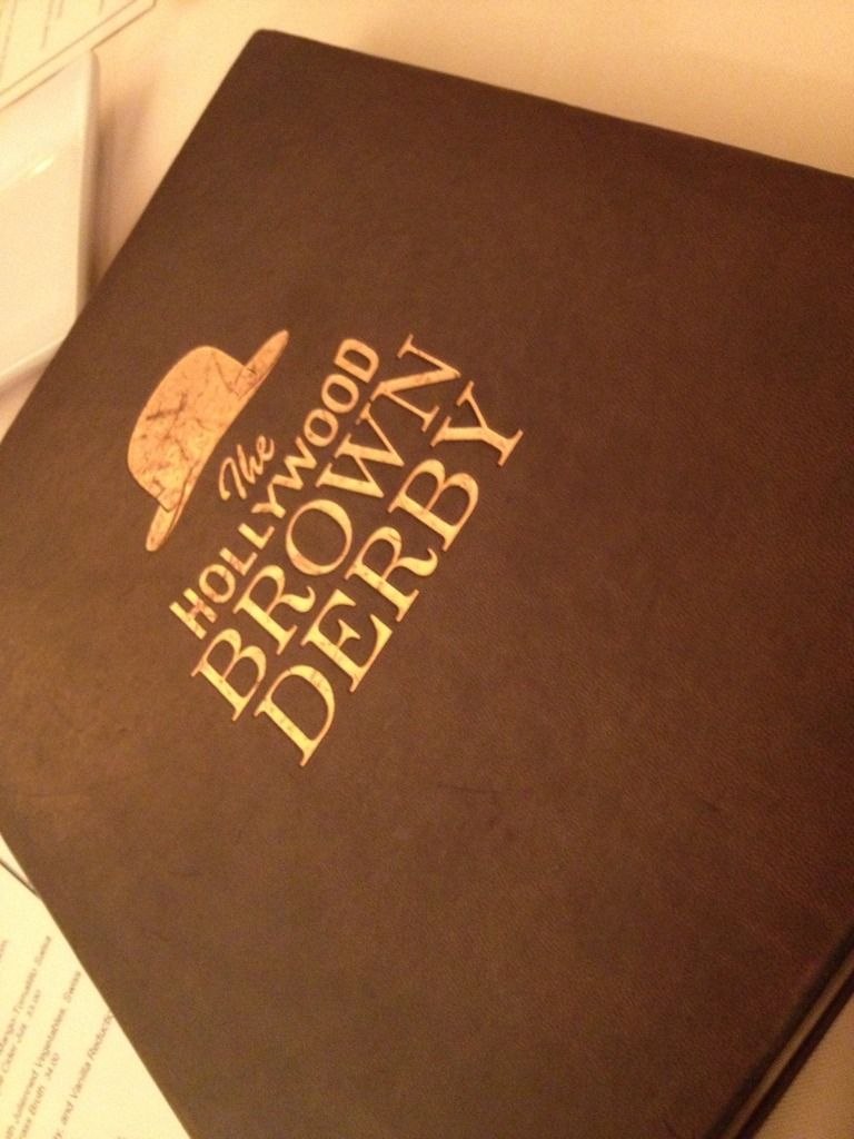 menu hollywood brown derby