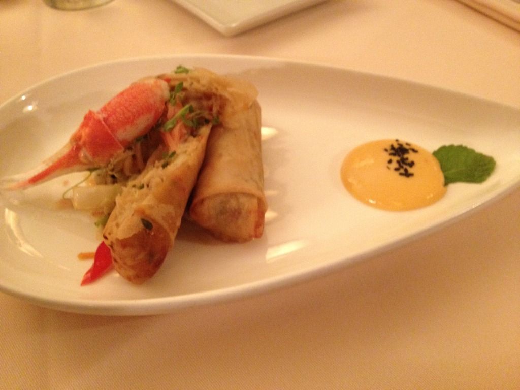 blue crab spring roll hollywood brown derby