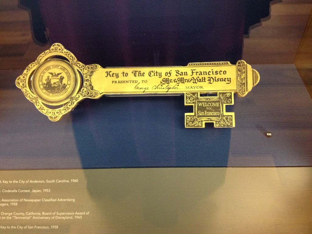 walt disney key to the city san francisco