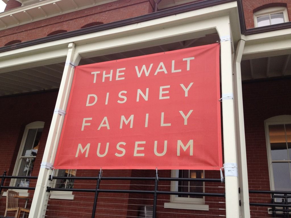 walt disney family museum signage