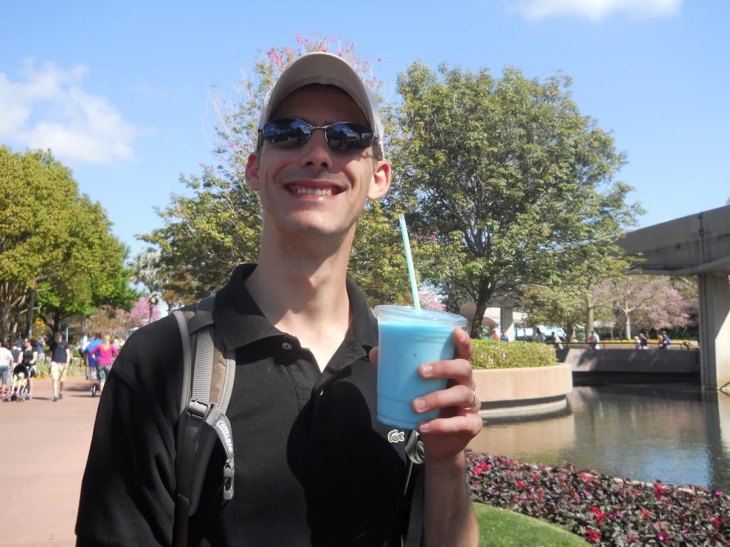 blue raspberry slushie