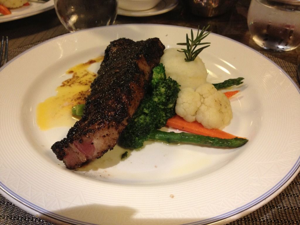 cabanas disney dream dinner steak