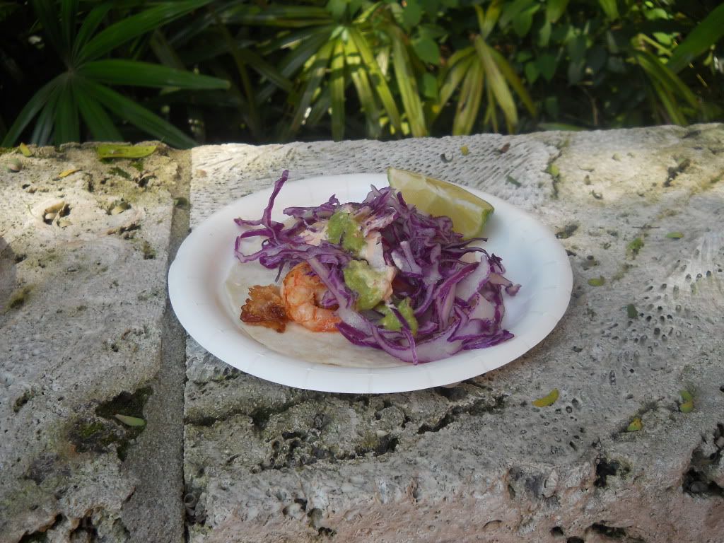 food and wine mexico shrimp taco
