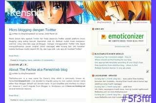 romantic kenshin Blogger template