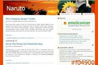 Naruto Rasengan Blogger template