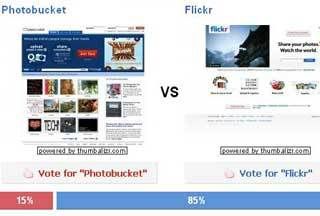 photobucket or Flickr