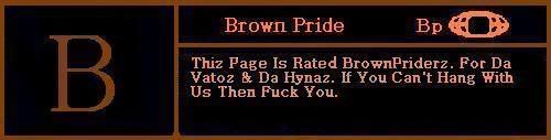 BROWN PRIDE Pictures, Images and Photos