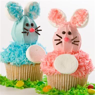 easy easter cupcakes ideas. easter bunny cupcakes ideas.