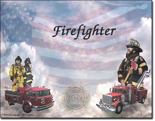 Firefighter Wallpaper Image