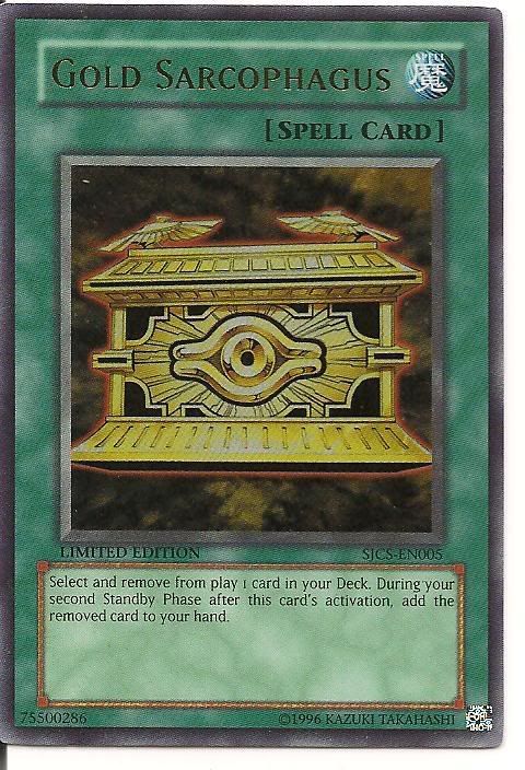 Gold Sarcophagus Yugioh