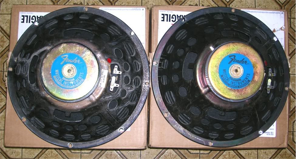 Vintage fender speaker codes. what year is my vintage Fender speaker