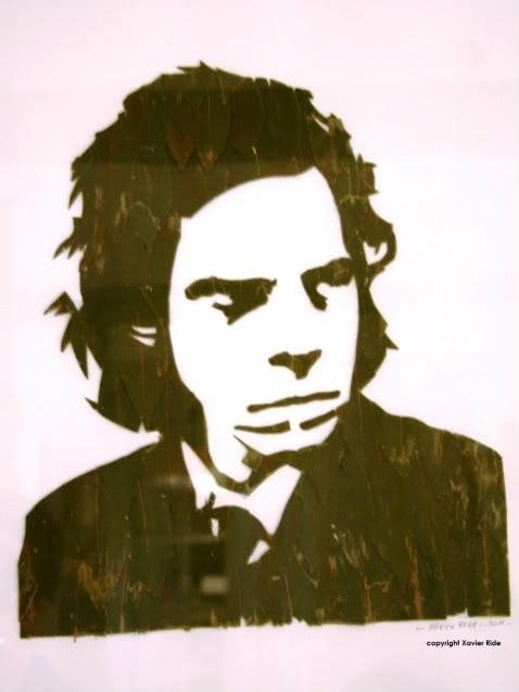 Natural Art: Nick Cave by Xavier Ride. &quot; - NICKCAVEpochoireFeuillesdelaurierbyXavierRide9-1