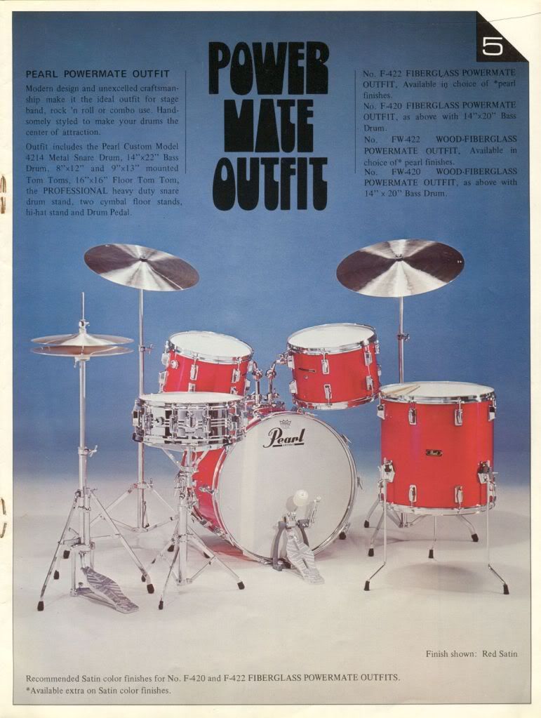 Pearl Crystalbeat Drum Badge Complete with Gasket and Mounting Hardware Nice!