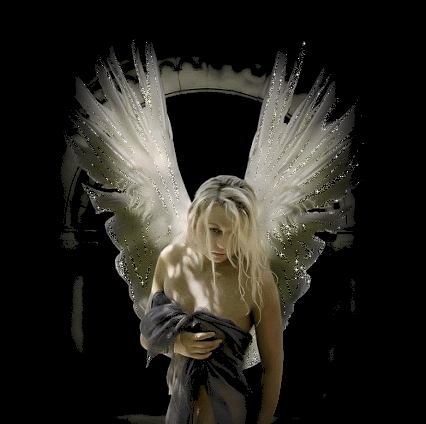 angel_black.gif glitter fairy image by Rrt506_mm