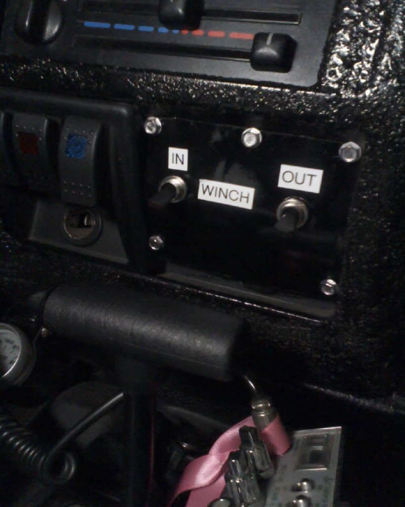 jeep tj in cab winch control