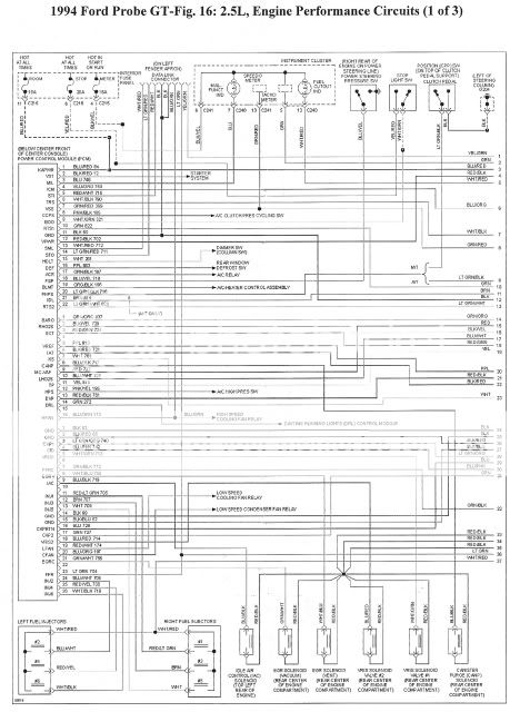 1989 Ford probe wiring diagrams #7