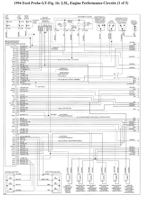 1990 Ford probe radio wiring diagram #8