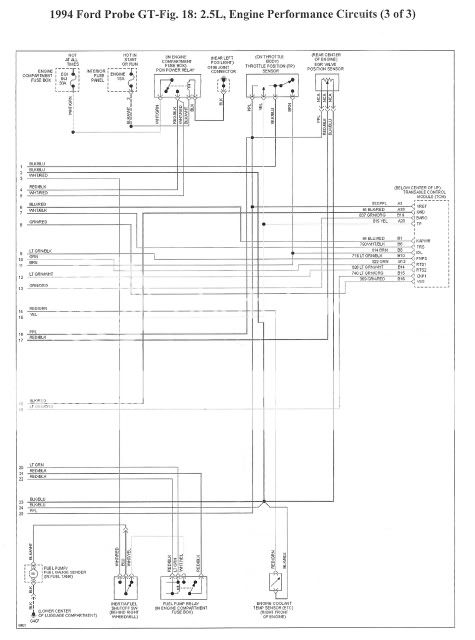 1989 Ford probe wiring diagrams #6