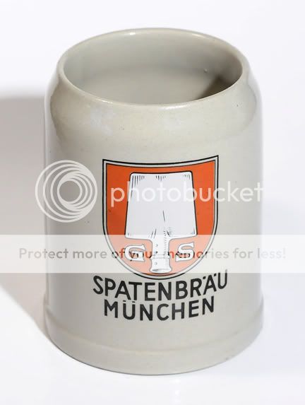 Germany G S Spatenbrau Munchen Shovel Beer Mug Stein  